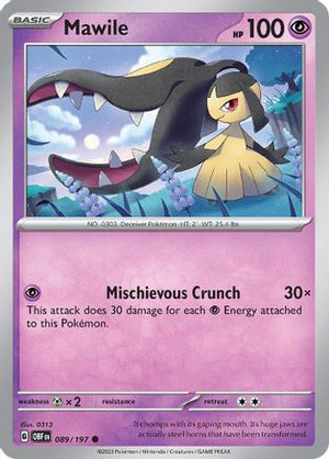 Mawile - 089/197 89 - SV03 Obsidian Flames - Poke-Collect