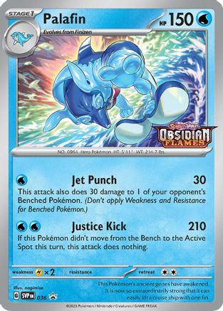 Palafin (Prerelease Promo) 36 - SV Scarlet & Violet Promo Cards Holofoil - Poke-Collect