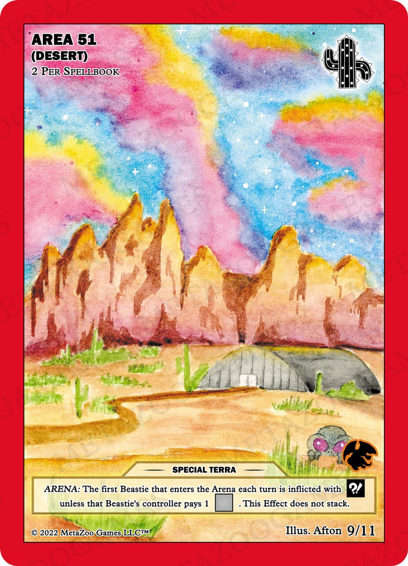Area 51 (Desert) [Cryptid Nation: UFO First Edition Tribal Theme Decks] - Poke-Collect