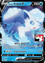 Alolan Vulpix V 33 - Prize Pack Series Three Holofoil - Poke-Collect