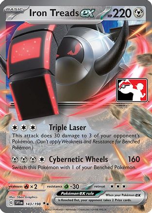 Iron Treads ex 143 - Prize Pack Series Cards Holofoil - Poke-Collect