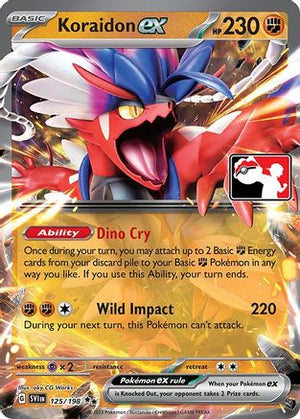 Koraidon ex 125 - Prize Pack Series Three Holofoil - Poke-Collect