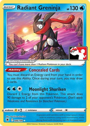 Radiant Greninja 46 - Prize Pack Series Three Holofoil - Poke-Collect