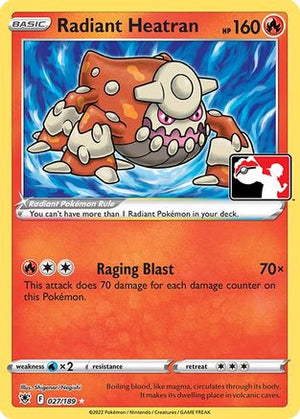 Radiant Heatran 27 - Prize Pack Series Three Holofoil - Poke-Collect