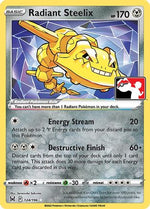 Radiant Steelix 124 - Prize Pack Series Three Holofoil - Poke-Collect