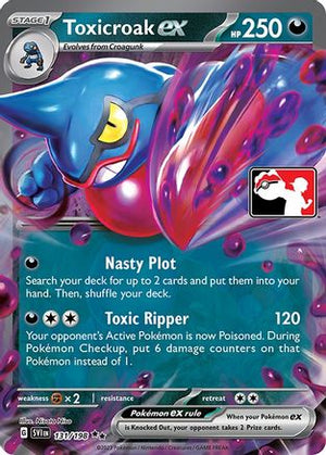 Toxicroak ex 131 - Prize Pack Series Three Holofoil - Poke-Collect