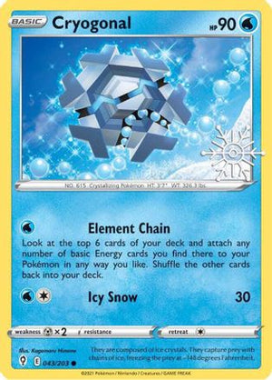 Cryogonal - 043/203 (Holiday Calendar) 43 - Miscellaneous Cards & Products Holofoil - Poke-Collect