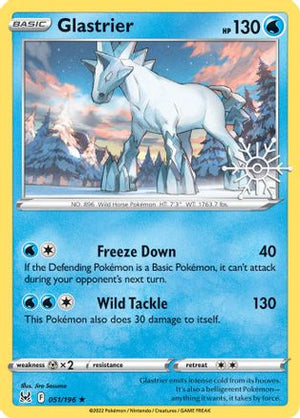 Glastrier - 051/196 (Holiday Calendar) 51 - Miscellaneous Cards & Products Holofoil - Poke-Collect