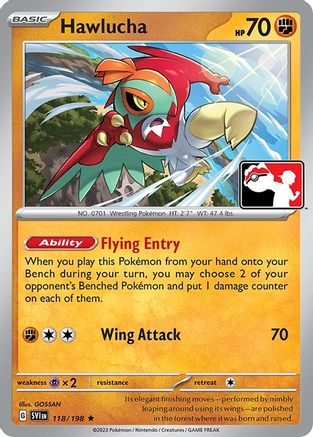 Hawlucha 118 - Prize Pack Series Three - Poke-Collect
