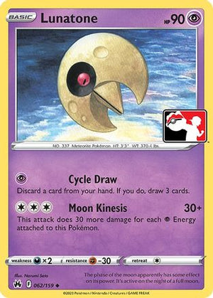 Lunatone 62 - Prize Pack Series Three - Poke-Collect