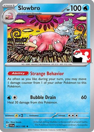 Slowbro 43 - Prize Pack Series Three - Poke-Collect