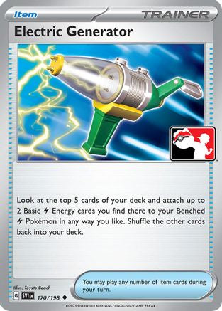 Electric Generator 170 - Prize Pack Series Cards Holofoil - Poke-Collect