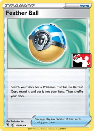 Feather Ball 141 - Prize Pack Series Cards Holofoil - Poke-Collect