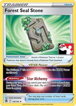 Forest Seal Stone 156 - Prize Pack Series Cards - Poke-Collect