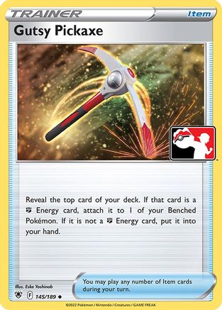 Gutsy Pickaxe 145 - Prize Pack Series Cards - Poke-Collect