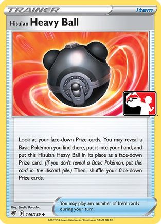 Hisuian Heavy Ball 146 - Prize Pack Series Cards Holofoil - Poke-Collect
