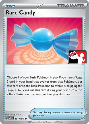Rare Candy - 191/198 191 - Prize Pack Series Cards - Poke-Collect