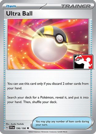 Ultra Ball - 196/198 196 - Prize Pack Series Three Holofoil - Poke-Collect