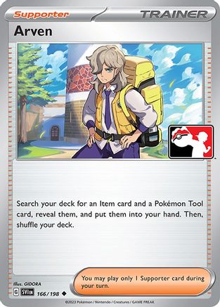 Arven 166 - Prize Pack Series Three Holofoil - Poke-Collect