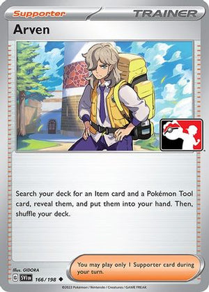 Arven 166 - Prize Pack Series Three Holofoil - Poke-Collect