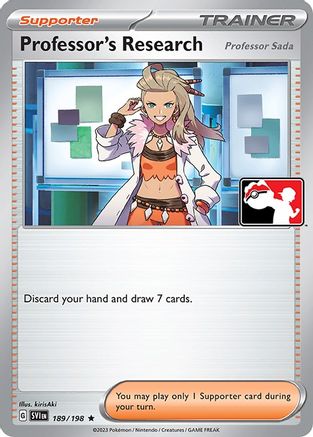 Professor's Research - 189/198 189 - Prize Pack Series Cards - Poke-Collect