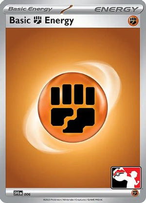 Basic Fighting Energy 6 - Prize Pack Series Three Holofoil - Poke-Collect
