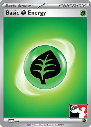 Basic Grass Energy - 001 1 - Prize Pack Series Cards - Poke-Collect