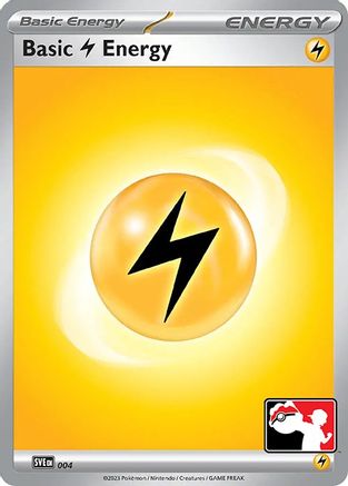 Basic Lightning Energy 4 - Prize Pack Series Three Holofoil - Poke-Collect