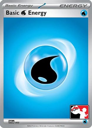 Basic Water Energy - 003 3 - Prize Pack Series Cards Holofoil - Poke-Collect
