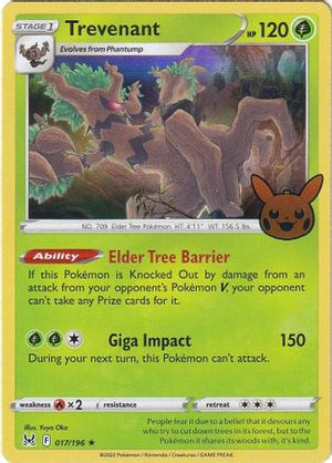 Trevenant 17 - Trick or Trade BOOster Bundle 2023 Holofoil - Poke-Collect