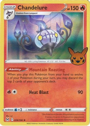Chandelure 26 - Trick or Trade BOOster Bundle 2023 Holofoil - Poke-Collect