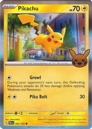 Pikachu 62 - Trick or Trade BOOster Bundle 2023 Holofoil - Poke-Collect