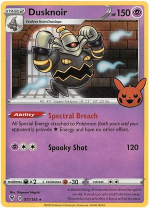 Dusknoir 71 - Trick or Trade BOOster Bundle 2023 Holofoil - Poke-Collect