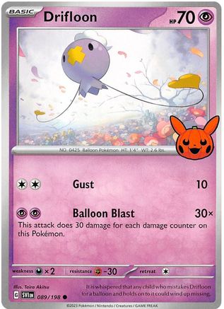 Drifloon 89 - Trick or Trade BOOster Bundle 2023 - Poke-Collect