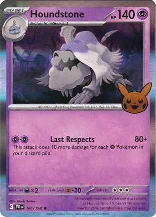 Houndstone 106 - Trick or Trade BOOster Bundle 2023 Holofoil - Poke-Collect