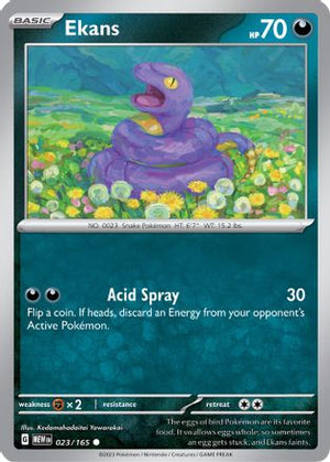 Ekans 23 - SV Scarlet & Violet 151 Reverse Holofoil - Poke-Collect