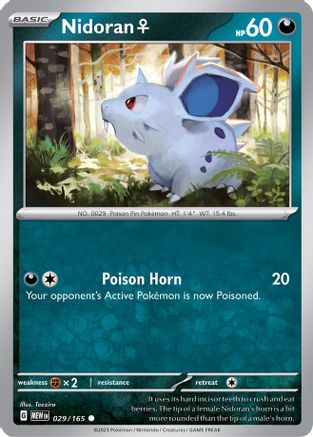Nidoran F 29 - SV Scarlet and Violet 151 - Poke-Collect