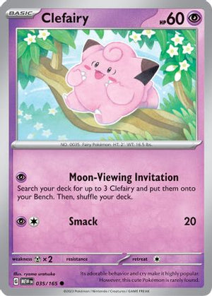 Clefairy 35 - SV Scarlet and Violet 151 Reverse Holofoil