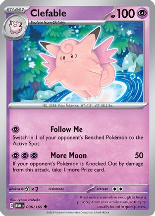 Clefable 36 - SV Scarlet & Violet 151 - Poke-Collect