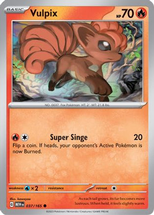 Vulpix 37 - SV Scarlet and Violet 151 Reverse Holofoil - Poke-Collect