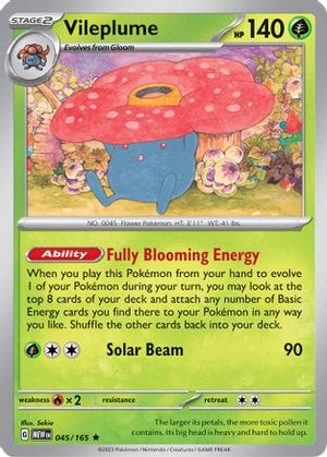 Vileplume 45 - SV Scarlet and Violet 151 Reverse Holofoil - Poke-Collect