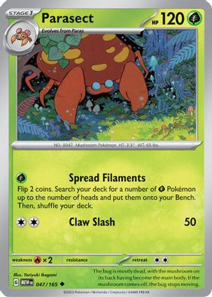 Parasect 47 - SV Scarlet and Violet 151 - Poke-Collect