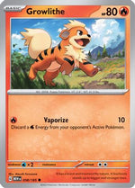 Growlithe 58 - SV Scarlet & Violet 151 Reverse Holofoil - Poke-Collect