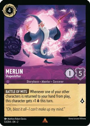 Merlin - Shapeshifter (53/204) - Rise of the Floodborn Cold Foil