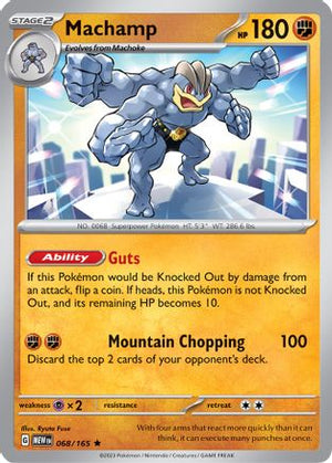Machamp 68 - SV Scarlet & Violet 151 Reverse Holofoil