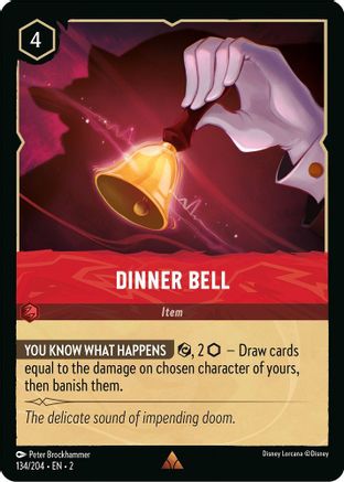 Dinner Bell (134/204) - Rise of the Floodborn Cold Foil