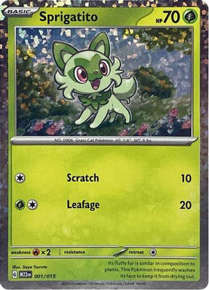 Sprigatito 1 - McDonalds Promos 2023 Holofoil - Poke-Collect