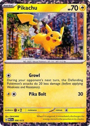 Pikachu 6 - McDonalds Promos 2023 Holofoil - Poke-Collect