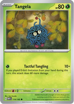 Tangela - 114/165 114 - SV Scarlet and Violet 151 - Poke-Collect