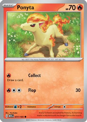 Ponyta 77 - SV Scarlet & Violet 151 Reverse Holofoil